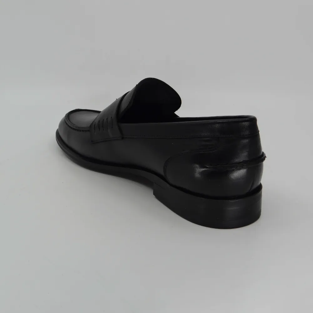 Siyah Klasik Penny Loafer 3. görsel