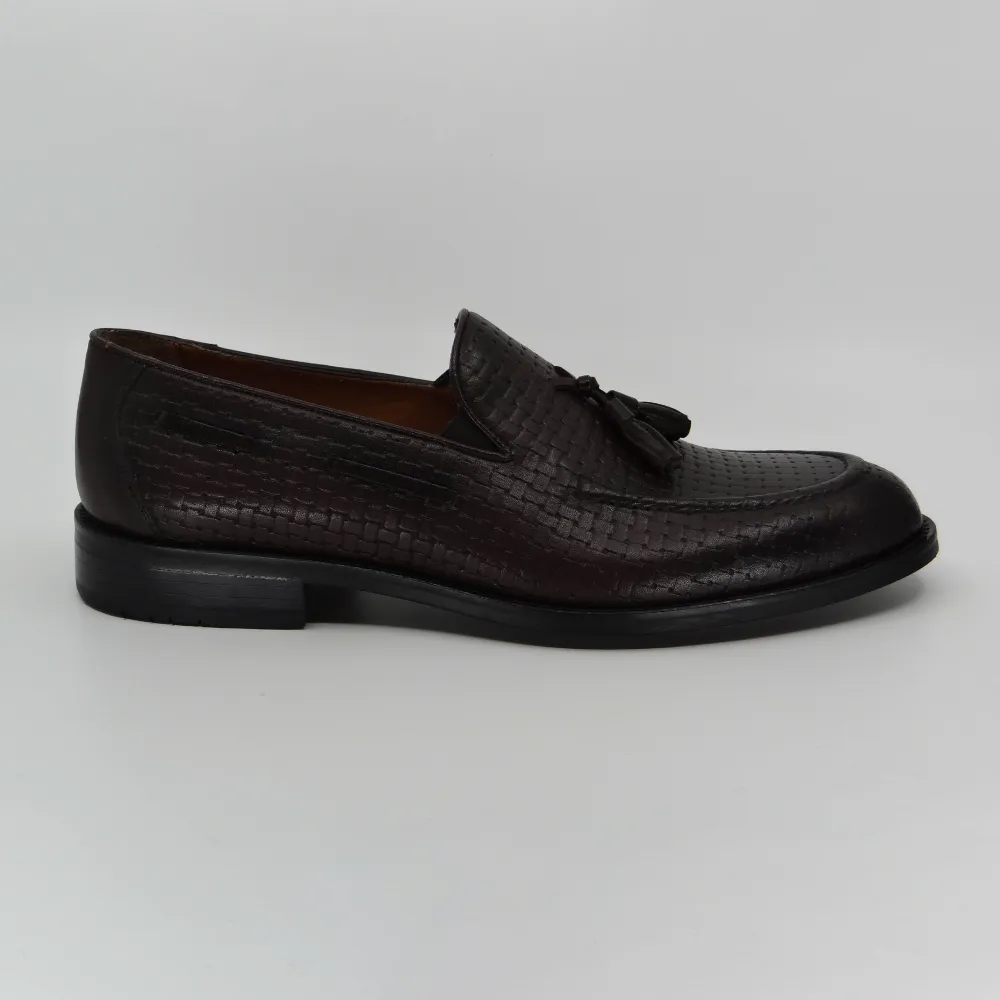 Püsküllü Örgü Loafer 2. görsel